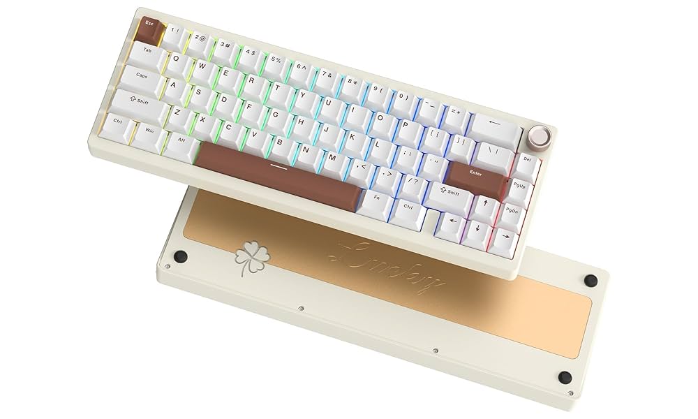 キーボード WOMIER SK65 Beige V2 Amazon.com: Womier SK65 Wireless Mechanical Gaming Keyboard